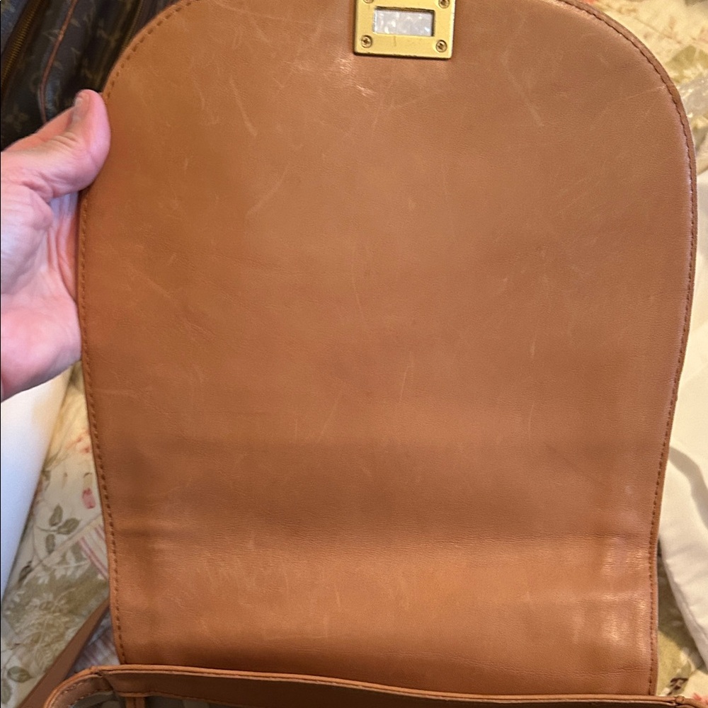 Brahmin Saddle Brown Crossbody Bag - Picture 15 of 16